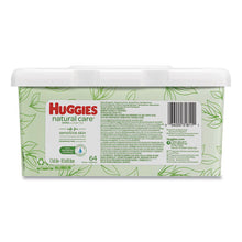 Load image into Gallery viewer, Natural Care Baby Wipes, Unscented, White, 64-tub, 4 Tub-carton
