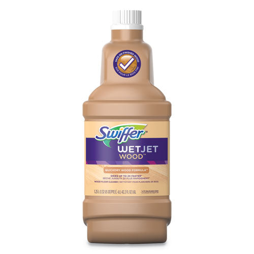 Wetjet System Cleaning-solution Refill, Blossom Breeze Scent, 1.25 L Bottle, 4-carton