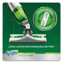 Load image into Gallery viewer, Sweep + Vac Starter Kit With 8 Dry Cloths, 10&quot; Cleaning Path, Green-silver
