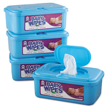 Load image into Gallery viewer, Baby Wipes Tub, White, 80-tub, 12-carton

