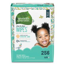 Load image into Gallery viewer, Free And Clear Baby Wipes, Refill, Unscented, White, 256-pack, 3 Packs-carton
