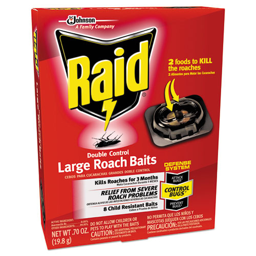 Roach Baits, 0.7 Oz, Box, 6-carton