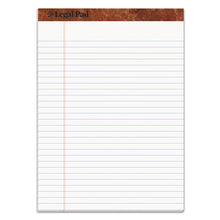 Load image into Gallery viewer, &quot;the Legal Pad&quot; Perforated Pads, Wide-legal Rule, 8.5 X 11.75, White, 50 Sheets
