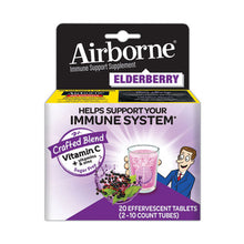Load image into Gallery viewer, Immune Support Effervescent Tablet, Elderberry, 20 Count
