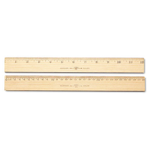 Wood Ruler, Metric And 1-16