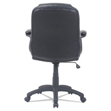 Load image into Gallery viewer, Alera Cc Series Executive Mid-back Bonded Leather Chair, Supports Up To 275 Lbs, Black Seat-black Back, Black Base
