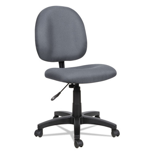 Alera Essentia Series Swivel Task Chair, Supports Up To 275 Lbs, Gray Seat-gray Back, Black Base