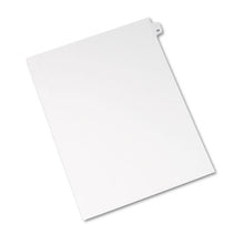 Load image into Gallery viewer, Preprinted Legal Exhibit Side Tab Index Dividers, Avery Style, 10-tab, 26, 11 X 8.5, White, 25-pack, (1026)

