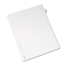 Load image into Gallery viewer, Preprinted Legal Exhibit Side Tab Index Dividers, Avery Style, 10-tab, 48, 11 X 8.5, White, 25-pack, (1048)
