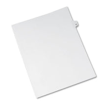Load image into Gallery viewer, Preprinted Legal Exhibit Side Tab Index Dividers, Avery Style, 10-tab, 56, 11 X 8.5, White, 25-pack, (1056)
