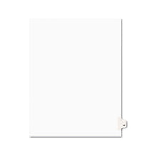 Load image into Gallery viewer, Preprinted Legal Exhibit Side Tab Index Dividers, Avery Style, 10-tab, 74, 11 X 8.5, White, 25-pack, (1074)
