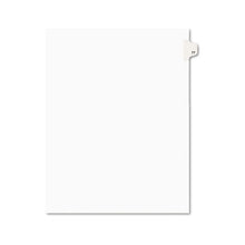 Load image into Gallery viewer, Preprinted Legal Exhibit Side Tab Index Dividers, Avery Style, 10-tab, 77, 11 X 8.5, White, 25-pack, (1077)
