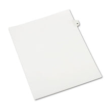 Load image into Gallery viewer, Preprinted Legal Exhibit Side Tab Index Dividers, Avery Style, 10-tab, 80, 11 X 8.5, White, 25-pack, (1080)
