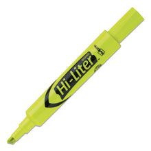 Load image into Gallery viewer, Hi-liter Desk-style Highlighters, Chisel Tip, Fluorescent Yellow, 36-box
