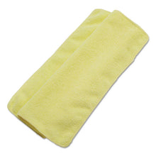 Load image into Gallery viewer, Lightweight Microfiber Cleaning Cloths, Yellow, 16 X 16, 24-pack
