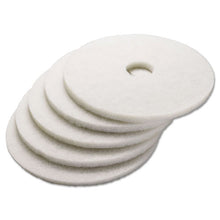 Load image into Gallery viewer, Polishing Floor Pads, 13&quot; Diameter, White, 5-carton
