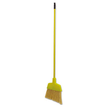 Load image into Gallery viewer, Poly Bristle Angler Broom, 53&quot; Handle, Yellow, 12-carton
