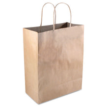 Load image into Gallery viewer, Premium Shopping Bag, 8&quot; X 4&quot; X 10.25&quot;, Brown Kraft, 50-box
