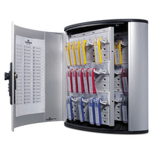 Load image into Gallery viewer, Locking Key Cabinet, 36-key, Brushed Aluminum, Silver, 11.75 X 4.63 X 11
