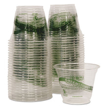 Load image into Gallery viewer, Greenstripe Renewable And Compostable Cold Cups Convenience Pack, 9 Oz, Clear, 50-pack
