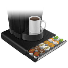 Load image into Gallery viewer, Coffee Pod Drawer, Fits 26 Pods, 14 3-4 X 13 1-4 X 2 3-4, Black
