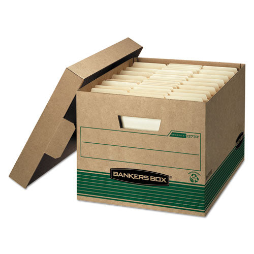 Stor-file Medium-duty 100% Recycled Storage Boxes, Letter-legal Files, 12.5