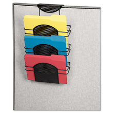Load image into Gallery viewer, Perf-ect Partition Additions Three-pocket Organizer, 12 1-2 X 21 3-8, Black
