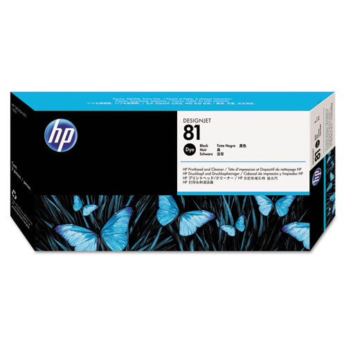 Hp 81, (c4950a) Black Printhead And Cleaner