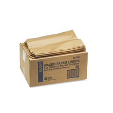 Load image into Gallery viewer, Napkin Receptacle Liners, 7.5&quot; X 3&quot; X 10.5&quot;, Brown, 500-carton
