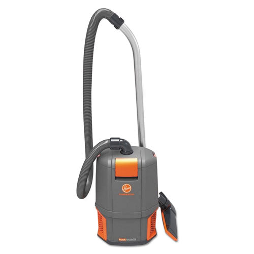 Hushtone Backpack Vacuum Cleaner, 11.7 Lb., Gray-orange