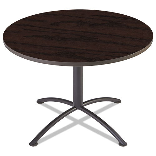 Iland Table, Cafe-height, Round Top, Contoured Edges, 42