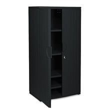 Load image into Gallery viewer, Rough N Ready Storage Cabinet, Four-shelf, 36 X 22 X 72, Black

