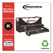 Load image into Gallery viewer, Remanufactured Black Drum Unit, Replacement For Brother Dr420, 12,000 Page-yield
