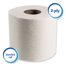 Load image into Gallery viewer, Essential Standard Roll Bathroom Tissue, Septic Safe, 2-ply, White, 550 Sheets-roll, 80-carton
