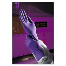 Load image into Gallery viewer, Purple Nitrile Exam Gloves, 242 Mm Length, Small, Purple, 100-box
