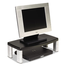 Load image into Gallery viewer, Extra-wide Adjustable Monitor Stand, 20&quot; X 12&quot; X 1&quot; To 5.78&quot;, Silver-black, Supports 40 Lbs
