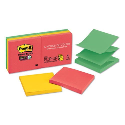 Pop-up 3 X 3 Note Refill, Marrakesh, 90 Notes-pad, 6 Pads-pack