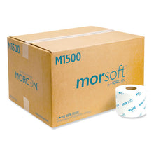 Load image into Gallery viewer, Morsoft Controlled Bath Tissue, Split-core, Septic Safe, 1-ply, White, 3.9&quot; X 4&quot;, 1500 Sheets-roll, 48 Rolls-carton
