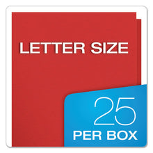 Load image into Gallery viewer, Twin-pocket Folders With 3 Fasteners, Letter, 1-2&quot; Capacity, Red, 25-box
