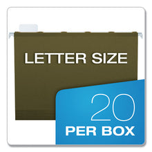 Load image into Gallery viewer, Ready-tab Reinforced Hanging File Folders, Letter Size, 1-3-cut Tab, Standard Green, 25-box
