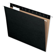 Load image into Gallery viewer, Colored Hanging Folders, Letter Size, 1-5-cut Tab, Black, 25-box
