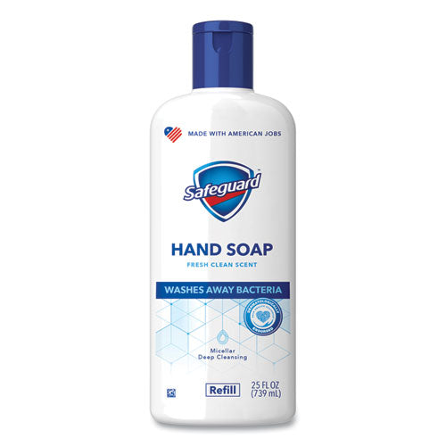 Liquid Hand Soap, Fresh Clean Scent, 25 Oz Bottle