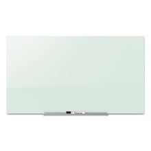 Load image into Gallery viewer, Invisamount Magnetic Glass Marker Board, Frameless, 74&quot; X 42&quot;, White Surface
