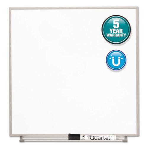 Matrix Magnetic Boards, Painted Steel, 23 X 23, White, Aluminum Frame