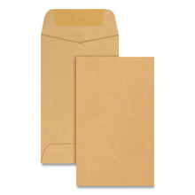Load image into Gallery viewer, Kraft Coin And Small Parts Envelope, #3, Square Flap, Gummed Closure, 2.5 X 4.25, Brown Kraft, 500-box
