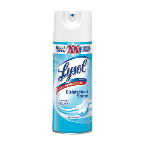 Disinfectant Spray, Crisp Linen Scent, 12.5 Oz Aerosol Spray