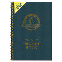 Load image into Gallery viewer, Money Receipt Book, 7 X 2 3-4, Carbonless Duplicate, Twin Wire, 300 Sets-book
