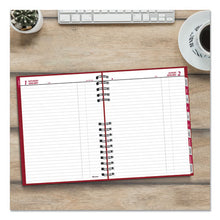 Load image into Gallery viewer, Coilpro Daily Planner, Ruled, 1 Page-day, 10 X 7.88, Red, 2022
