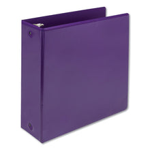 Load image into Gallery viewer, Earth&#39;s Choice Biobased Economy Round Ring View Binders, 3 Rings, 4&quot; Capacity, 11 X 8.5, Purple
