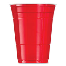 Load image into Gallery viewer, Solo Party Plastic Cold Drink Cups, 16 Oz, Red, 288-carton
